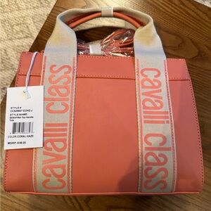 Cavalli Class Pink Tote Bag